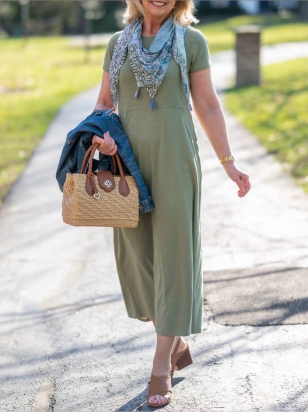 J. Jill Wearever Collection short-sleeve maxi size S Petite